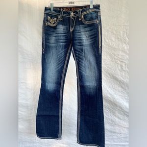 Rock Revival Kai Easy Boot Jeans. Size 27. 27x32. Triple stitching.